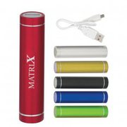 Personalised Cylinder Power Bank at Vivid Promotions Australia